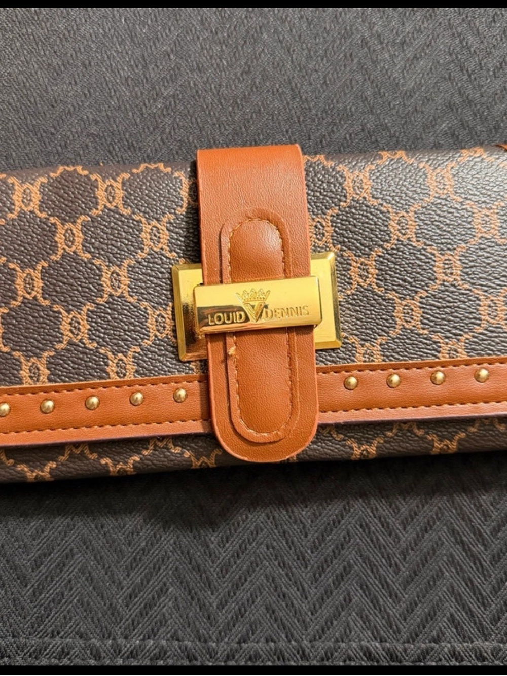 Vintage Louie Dennis Brown Wallet for Women